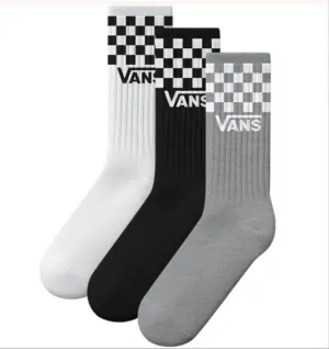 Medias Vans Classic Check Crew NEGRO Unisex